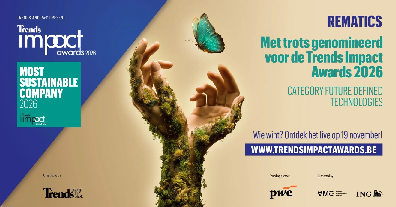 Rematics genomineerd voor de Trends Impact Awards 2026