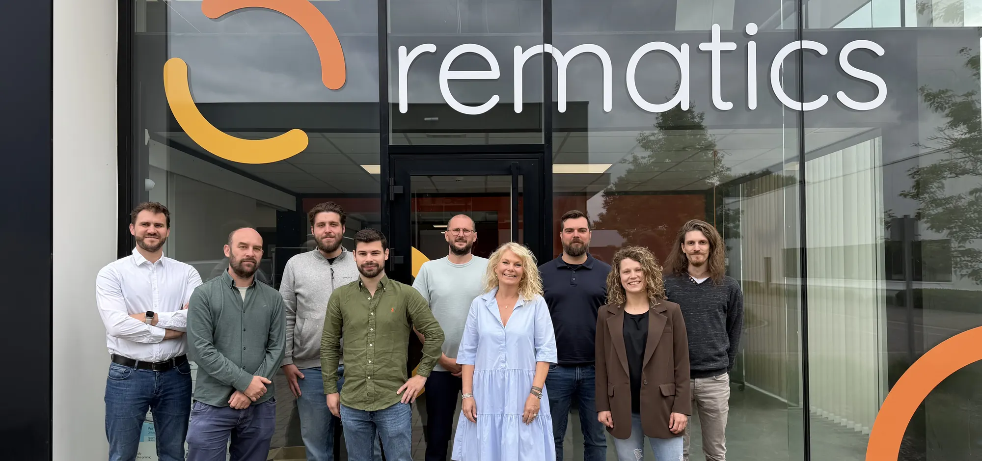 Het Rematics-team voor het kantoor